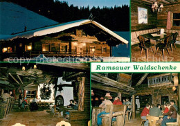 73105254 Ramsau Dachstein Steiermark Ramsauer Waldschenke Gastraeume Bar Ramsau  - Sonstige & Ohne Zuordnung