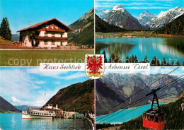 73105244 Achensee Haus Seeblick Panorama Schiffsanlegestelle Seilbahn Achensee - Sonstige & Ohne Zuordnung