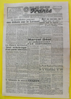 Journal L'Ouest France Du 20 Juin 1945. Guerre épuration Déat Pétain Laval Mayenne Levant Syrie Liban - Other & Unclassified