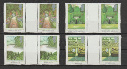 Great Britain 1983 British Gardens Gutter Pairs MNH ** - Nuevos