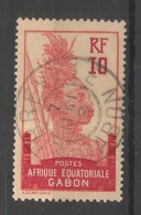 GABON - 1910-18 - N°YT. 53 - Guerrier 10c Rouge - Oblitéré / Used - Gebraucht