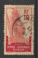 GABON - 1910-18 - N°YT. 53 - Guerrier 10c Rouge - Oblitéré / Used - Used Stamps