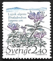 SUEDE 1989 - YT 1548 - Rhododendron - Oblitéré - Used Stamps