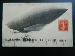 BALLON DIRIGEABLE             TYPE PATRIE   CONSTRUIT PAR M LEBAUDY - Airships