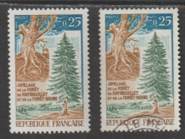 FRANCE : N° 1561 ** Et Oblitéré (Jumelage : Forêt De Rambouillet Et Forêt Noire) - PRIX FIXE - - Ongebruikt