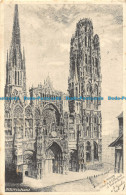 R062663 Rouen. Portail De La Cathedrale Et Tour De Beurre. 1906 - Monde