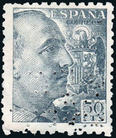 Madrid - Perforado - Edi O 927 - "B.E.C." Doble Perforación - Usados