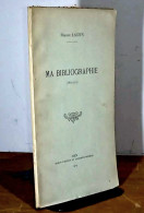 LAUZUN Philippe - MA BIBLIOGRAPHIE (1867-1913) - 1901-1940