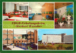 73104965 Klink Waren FDGB Erholungsheim Herbert Warnke Restaurant Klubraum Empfa - Sonstige & Ohne Zuordnung