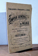 COLLECTIF  - AU COMPTOIR GENERAL DU MEUBLE - CATALOGUE 1923 - 1901-1940