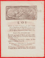 POUR LE ROI,  DU PORT  Marguerite-Louis-Françoi - LOI RELATIVE AUX MOYENS DE POURVOIR AUX CURES VACANTES DANS LE DEPART - 1701-1800