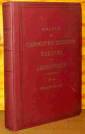 COLLECTIF  - BULLETIN DE L'ASSOCIATION TECHNIQUE MARITIME ET AERONAUTIQUE - N° 41 - 1901-1940