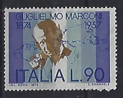 Italy 1974  Guglielmo Marconi  (o) Mi.1438 - 1971-80: Oblitérés