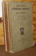 CABROL Fernand - DICTIONNAIRE D'ARCHEOLOGIE CHRETIENNE ET DE LITURGIE - TOME PREMIER - - 1901-1940