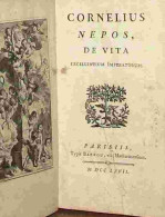 CORNELIUS NEPOS  - DE VITA EXCELLENTIUM IMPERATORUM - 1701-1800