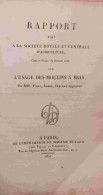 YVART Victor - LABBE Jean Pierre - CHALLAN (rapp - RAPPORT FAIT A LA SOCIETE ROYALE ET CENTRALE D'AGRICULTURE SUR L'USAG - 1801-1900