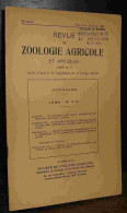 COLLECTIF  - REVUE DE ZOOLOGIE AGRICOLE ET APPLIQUEE - NUMERO 4 - 6 - 1965 - Other & Unclassified