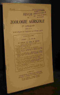 COLLECTIF  - REVUE DE ZOOLOGIE AGRICOLE ET APPLIQUEE - NUMERO 10-12 - 1964 - Other & Unclassified