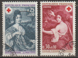 FRANCE : N° 1580 Et 1581 Oblitéreé (Croix-Rouge) - PRIX FIXE - - Gebruikt