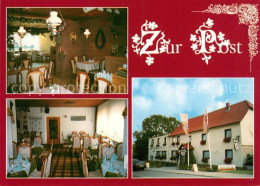 73104861 Berklingen Restaurant Cafe Zur Post Gastraeume Berklingen - Autres & Non Classés