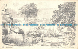 R062678 The Garden. Vulcan Press. Pencil Sketch. 1937 - Monde