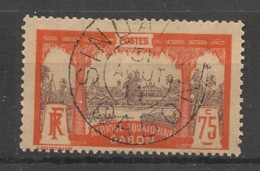 GABON - 1910-18 - N°YT. 62 - Libreville 75c Rouge-orange - Oblitéré / Used - Used Stamps