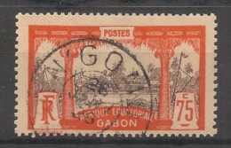 GABON - 1910-18 - N°YT. 62 - Libreville 75c Rouge-orange - Oblitéré / Used - Oblitérés