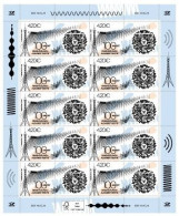 Estonia Estland Estonie 2024 100th Anniversary Of The First Radio Broadcast In Estonia Omniva Sheetlet MNH - Estonia