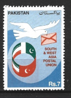 PAKISTAN. N°837 De 1993. Union Postale. - Poste