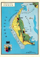 73104659 Amrum Inselkarte Amrum - Sonstige & Ohne Zuordnung