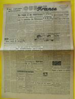 Journal L'Ouest France Du 5 Juin 1945. Guerre épuration De Gaulle Alger Oignies Japon Tokio Quiberon - Other & Unclassified