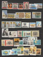 Grece N° 1236 à 1279 ** Année 1977 Compléte 44 Valeurs - Unused Stamps