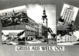 73104440 Wels Kirche Semperit Park Panorama Wels - Andere & Zonder Classificatie