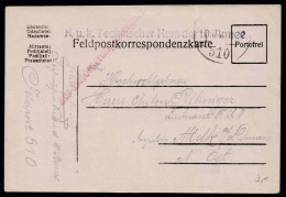 Feldpostkorrespondenzkarte - K.u.k. Technischer Kurs Der 10. Armee Vom 6.6.1917 - Briefe U. Dokumente