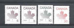 Canada 1982 Definitives Y.T. 792/793+794a ** - Unused Stamps