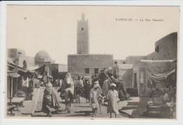 KAIROUAN - TUNISIE - LA RUE SAUSSIER - Tunisie