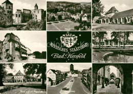 73104004 Hersfeld Bad Marktplatz Wandelhalle Stiftsruine  Hersfeld Bad - Bad Hersfeld