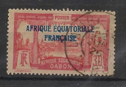 GABON - 1924-27 - N°YT. 97 - Libreville 30c Rouge - Oblitéré / Used - Gebraucht