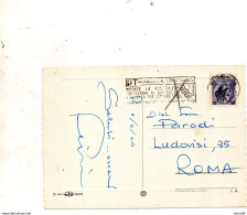 1960  CARTOLINA   CON ANNULLO  FIRENZE    + TARGHETTA - 1946-60: Poststempel