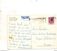 1972   CARTOLINA CON ANNULLO ROMA  + TARGHETTA AERONAUTICA  MILITARE - 1971-80: Poststempel