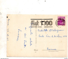 1961   CARTOLINA CON ANNULLO ROMA +TARGHETTA FIAT 1300 - 1961-70: Poststempel