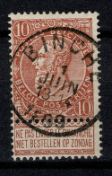 Belgique COB 57 Belle Oblitération BINCHE (centrale - Concours) - 1893-1900 Schmaler Bart