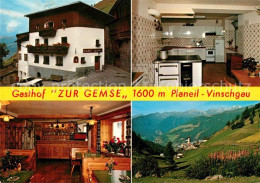 73103891 Vinschgau Val Venosta Gasthof Zur Gemse Kueche Gaststube Panorama  - Sonstige & Ohne Zuordnung