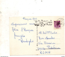 1970   CARTOLINA   CON ANNULLO   FOGGIA      +    TARGHETTA - 1961-70: Poststempel