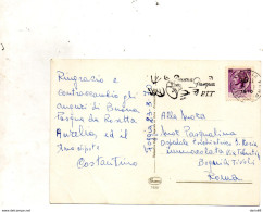 1970   CARTOLINA   CON ANNULLO   FOGGIA      +    TARGHETTA - 1961-70: Poststempel