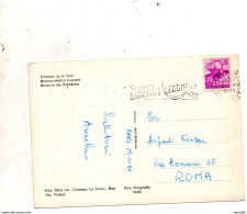 1961   CARTOLINA   CON ANNULLO  BARI        + TARGHETTA - 1961-70: Marcofilia
