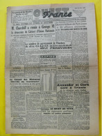 Journal L'Ouest France Du 24 Mai 1945. Guerre  De Gaulle Pétain Doenitz Tokio Bombardé Pacifique Churchill - Sonstige & Ohne Zuordnung