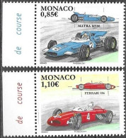 Monaco 2017 Racing Cars Ferrari Matra Michel No. 3327-28 ** Neuf MNH Postfrisch - Ungebraucht