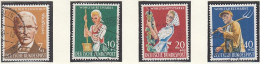 BRD  297-300, Gestempelt, Wohlfahrt: Landwirtschaft, 1958 - Oblitérés