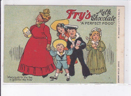 PUBLICITE : Chocolat Au Lait FRY'S - Très Bon état - Advertising